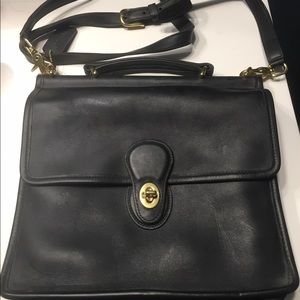 Vintage Coach Leather Shoulder Bag